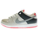NIKE SB ナイキエスビー DUNK LOW PRO ISO INFRARED ダンク プロ インフラレッド ローカットスニーカー グレー/レッド US9/27cm CD2563-004