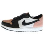 ナイキ AIR JORDAN 1 エアジョーダン ブリーチドコーラル ローカットスニーカー ブラック/ピンク/ホワイト US8/26cm CZ0790-061