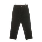 CHROME HEARTS クロムハーツ CARPENTER CNVS BLK カーペンターキャンバスダブルニーロングパンツ ブラック