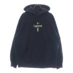 シュプリーム 20AW Cross Box Logo Hooded Sweatshirt クロス ボックス ロゴ フーデッド スウェットシャツ プルオーバーパーカー ブラック