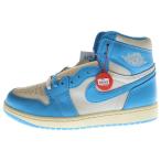ナイキ AIR JORDAN 1 エアジョーダン1 ハイ ユニバーシティブルー リイマジンド ハイカットスニーカー US9/27cm DZ5485-402