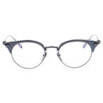 CHROME HEARTS クロムハーツ SLUNTRADICTION II クロスボール サーモント ラウンド サングラス メガネ アイウェア ブラック/シルバー