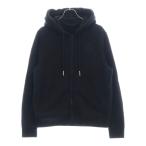 MONCLER モンクレール 23AW HOODIE ZIP UP ワッペンロゴ スウェット ジップアップ パーカー ブラック I20918G00081 809KX