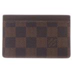 LOUIS VUITTON ルイヴィトン ポルト カルト サーンプル ダミエ エベヌ マロン カードケース パスケース ブラウン N61722 CA2194