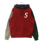シュプリーム 19SS S Logo Colorblocked Hooded Sweatshirt Sロゴ カラーブロック フーデッド スウェット プルオーバーパーカー マルチ
