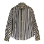 CELINE セリーヌ ストライプクラシック長袖シャツ ホワイト/ネイビー 2C154129F