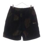 SUPREME シュプリーム 25SS Patchwork Velour Short パッチワーク ベロア ロゴ刺繍 ショートパンツ ハーフパンツ ショーツ マルチ