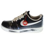 ナイキ ×PEACEMINUSONE AIR FORCE 1 ピースマイナスワン エアフォース1 パラノイズ ローカットスニーカー ブラック US11/29cm AQ3692-001