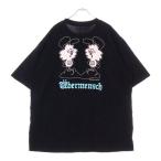 ベルディ × ジードラゴン ウーバーメンシュ ファム ヴィック プリント クルーネック 半袖Tシャツ カットソー ブラック