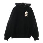 SUPREME シュプリーム 24SS $ S Hooded Sweatshirt ドル刺繍 スウェット プルオーバーパーカー ブラック