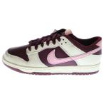 ナイキ DUNK LOW RETRO PRM VALENTINE'S DAY ダンク バレンタインデー ローカットスニーカー バーガンディ/ピンク US8.5/26.5cm DR9705-100