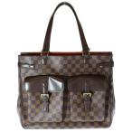 LOUIS VUITTON ルイヴィトン ユゼス トートバッグ バッグ PVCコーティングキャンバス レザー ダミエ ブラウン N51128 MB0033
