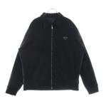 PRADA プラダ TECHNICAL FLEECE CARDIGAN IN COTTON テクニカルフリース ジップアップジャケット ブラック UJL85B S000 16AU
