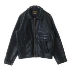 VANSON バンソン 80S-90S OLD IKE LEATHER JACKET オールド アイク シングル ライダース レザージャケット ブラック