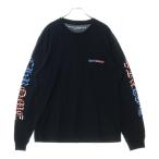 CHROME HEARTS クロムハーツ PPO US SCRL L/S Tee 星条旗 スクロールラベル 長袖Tシャツ ブラック