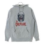 SUPREME シュプリーム 10AW Univerisal The Creature Pullover Hoodie ユニバーサル クリーチャー スウェットプルオーバーパーカー グレー