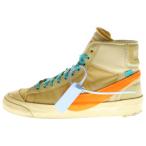 NIKE ナイキ ×OFF-WHITE BLAZER MID ALL HALLOWS EVE オフホワイト ブレーザー ミッドカットスニーカー ベージュ US8.5/26.5cm AA3832-700