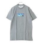SUPREME シュプリーム 21SS×Emilio Pucci Box Logo Tee エミリオプッチ ボックスロゴプリント半袖Tシャツ カットソー グレー/ブルー