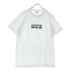 SUPREME シュプリーム 21SS×Emilio Pucci Box Logo Tee エミリオプッチ ボックスロゴプリント半袖Tシャツ カットソー ホワイト/ブラック