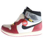 ナイキ × ユニオン AIR JORDAN 1 RETRO HIGH OG Chicago エアジョーダン1 ハイカットスニーカー シカゴ US10.5/28.5cm HV8563-600