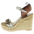 ショッピングエスパドリーユ LOUIS VUITTON ルイヴィトン スプリングヒル エスパドリーユ ウェッジソール サンダル ベージュ レディース