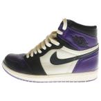 ナイキ AIR JORDAN 1 エア ジョーダン 1 レトロ ハイ オージー コートパープル ハイカットスニーカー US9.5/27.5cm 555088-501