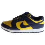 NIKE ナイキ DUNK LOW RETRO Michigan ダンク ミシガン ローカットスニーカー イエロー/ネイビー US11/29cm DD1391-700