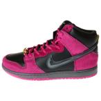 ナイキエスビー ×RUN THE JEWELS DUNK HIGH ラン ザ ジュエルズ ダンク ハイカットスニーカー ピンク/ブラック US9/27cm DX4356-600