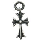 CHROME HEARTS クロムハーツ OLD TINY CH CROSS オールド タイニーCHクロス チャーム ネックレストップ シルバー BCA382