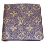 ショッピングモノグラム LOUIS VUITTON ルイヴィトン モノグラム ポルト ビエ 6カルト クレディ カードケース 二つ折り財布 ウォレット ブラウン 884AN M60929