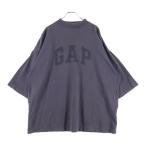 イージー ギャップ エンジニアードバイ バレンシアガ DOVE 3/4 SLEEVE TEE ドーヴ ロゴプリント 半袖Tシャツカットソー チャコール 471286