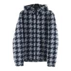 HYDROGEN ハイドロゲン 千鳥柄 ジップアップ フーディージャケット グレー/ブラック