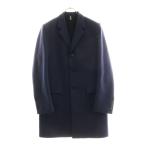 ショッピングdior Dior HOMME (ディオールオム) 14AW ヴァージン ウール チェスターコート ネイビー 433C310A3185