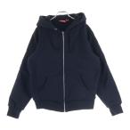 ショッピングシュプリーム SUPREME シュプリーム 18AW Thermal Zip Up Sweatshirt 裏地サーマル ジップアップ スウェットシャツ フーディー パーカー ブラック
