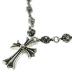 ショッピングHEARTS CHROME HEARTS クロムハーツ #1 CRSBL CHN SML CH CRS クロスボールチェーン スモールCHクロス ネックレス シルバー BCA193