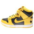 ショッピングダンク NIKE ナイキ ×Wu-Tang Clan DUNK HIGH ウータンクラン ダンク ハイカットスニーカー イエロー/ブラック US5/23.5cm HJ4320-001