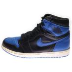ショッピングHIGH NIKE ナイキ AIR JORDAN 1 RETRO HIGH OG ROYAL エア ジョーダン 1 ロイヤル ハイカットスニーカー ブラック/ブルー US9/27cm 555088-007