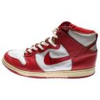 ショッピングDUNK NIKE ナイキ 【観賞用 1999年製】 DUNK HIGH LE ダンク ハイカットスニーカー ホワイト/レッド US9/27cm 630335-161
