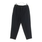 ショッピングGARCONS COMME des GARCONS HOMME DEUX コムデギャルソン オムドゥ 24AW ウールギャバジン スラックス ロングパンツ ブラック DN-P032