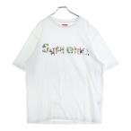 シュプリーム 23SS Animal Kingdom S/S Top アニマルキングダム ロゴエンブロイダリー クルーネック半袖Tシャツ カットソー ホワイト