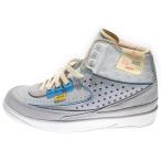 NIKE ナイキ ×UNION AIR JORDAN 2 ユニオン エアジョーダン2 ローカットスニーカー グレー US9.5/27.5cm DN3802-001