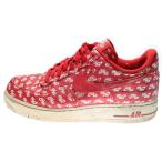 NIKE ナイキ AIR FORCE 1 LOW ALL OVER LOGO エアフォース1 オール オーバー ロゴ ローカットスニーカー レッド US11/29cm DM0976-400