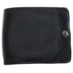 CHROME HEARTS クロムハーツ 1SNAP 1スナップ クロス ボールボタン レザーウォレット 財布 ブラック BCA361