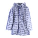 SUPREME シュプリーム 22SS Faux Fur Hooded Coat フェイクファー フーディー コート パープル