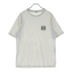 ショッピングLOEWE LOEWE ロエベ 22SS アナグラムロゴ刺繍 クルーネック半袖Tシャツカットソー ホワイト H2179680CR