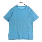 POLO RALPH LAUREN ポロラルフローレン ポニー刺繍 コットン クルーネック 半袖Tシャツ カットソー ブルー