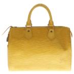 ショッピングヴィトン LOUIS VUITTON ルイヴィトン エピ スピーディ25 ハンドバッグ イエロー M43019