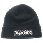 SUPREME シュプリーム 19AW ×New Era Bandana Box Logo Beanie ニューエラ バンダナ ボックスロゴ ビーニー ニット帽 帽子 ブラック