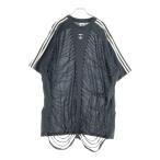 adidas アディダス 25SS ×AVAVAV CUT OUT TEE アヴァヴァヴ カットアウト クルーネック半袖Tシャツ カットソー グレー JP4858