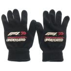 UNDEFEATED Anne tifi-tedo×Anti Social Social Club F1 Gloves Logo принт перчатка перчатки черный 